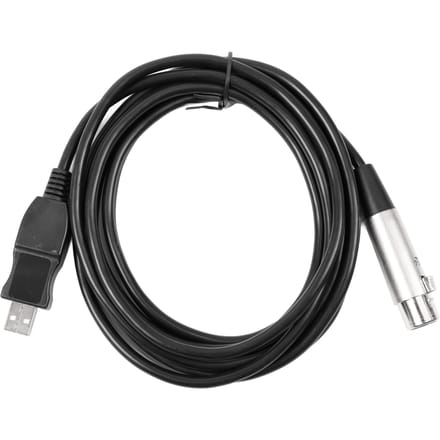 Câble micro USB vers XLR, sortie de signal stable professionnelle, convertisseur micro USB vers XLR enregistrable 3 Meter / 9.8ft