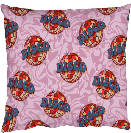 Sierkussens - Kussentjes Woonkamer - 60x60 cm - Disco - Bal - Patroon - Roze