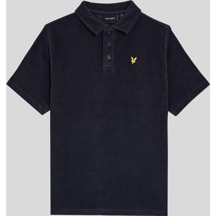 Towelling Polo Kinderen Dark Navy 14/15