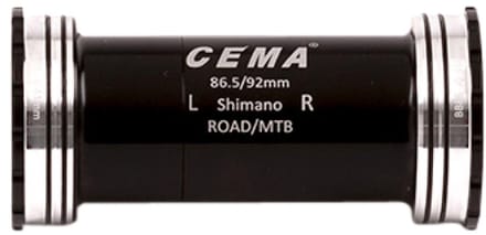 Shimano Bracketas BB86-BB92 Int. Shimano-Keramisch-Zwart