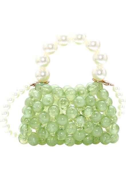 Mymo Handtas Dames Groen Wit