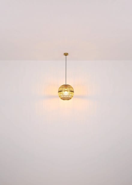 Globo - hanglamp - HERMI II - brons - metaal - Ø 40cm - E27 - 14995H2