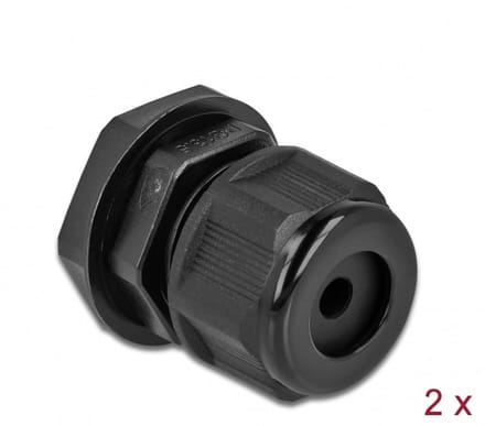 Delock 60363 Waterdicht Kunststof Zwart 1 stuk(s)