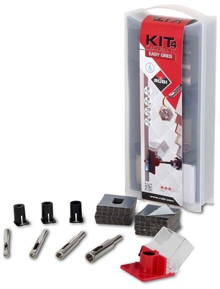 Rubi Easy gres Tegelboorkit 6, 8, 10 en 12 mm