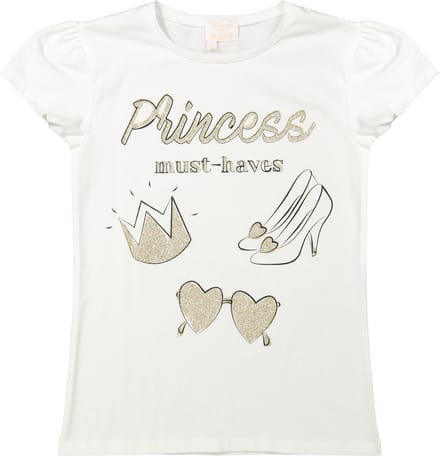 Rumbl Royal - T-shirt - Wit - Princess - Maat 128/134