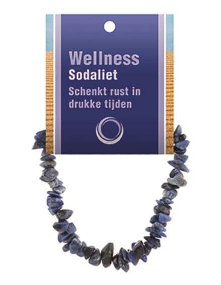 Sodaliet splitarmband + kaart