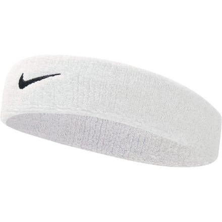 Nike - Swoosh Hoofdband. (Wit)