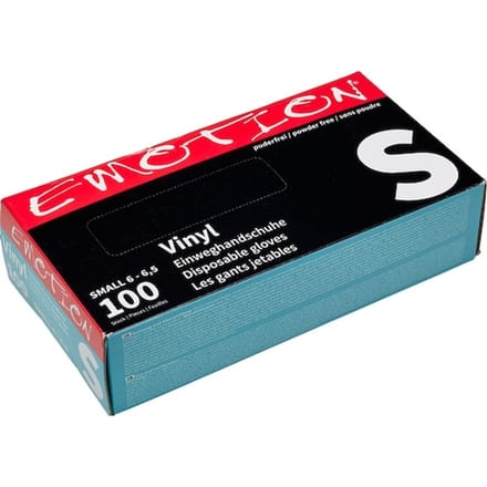 Efalock Professional Wegwerpbaar materiaal Emotion Vinyl Handschoenen S Accessoires Unisex