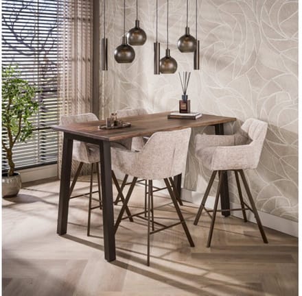 Bartafel Edge Pure 147 - Massief acacia bruin