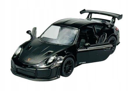 Kinsmart Porsche 911 992 GT2 RS Zwart Metaal Model 1:36