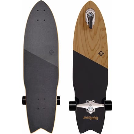 Street Surfing - 36 Surfskate Shark Attack Koa - Zwart - 91cm