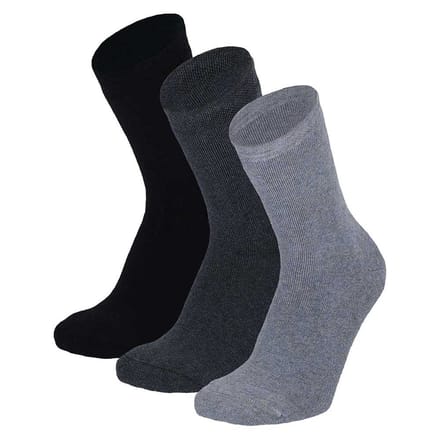 Apollo - Badstof Kindersokken - Multi Navy - 3-Pak - Maat 23/26