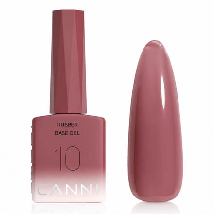 Canni - Rubberbase - 10 ml - HEMA-vrij - TPO-vrij - Rubber base - Rubber base coat - Rubber base gellak - Rubber base gel - Rubberbase gellak - Rubberbase clear
