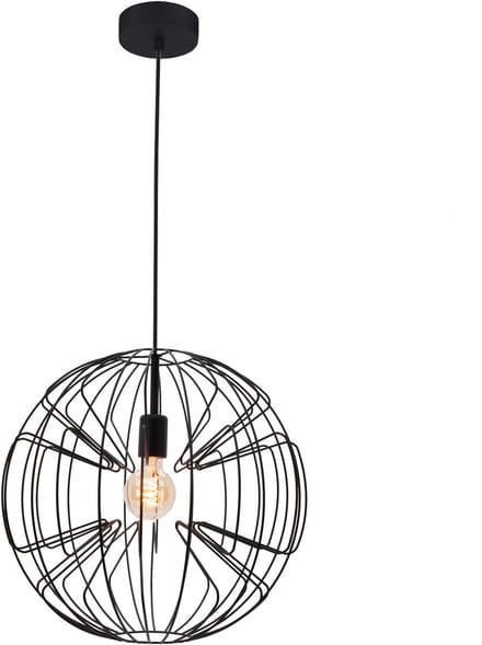 EGLO Okinzuri 1 Hanglamp - E27 - Ø 45 cm - Zwart
