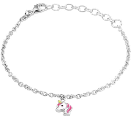 Zilver Gerhodineerde Armband eenhoorn 1 1332135