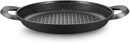 Ferveo Yada Grillpan - 28cm - Zwart - Inductie