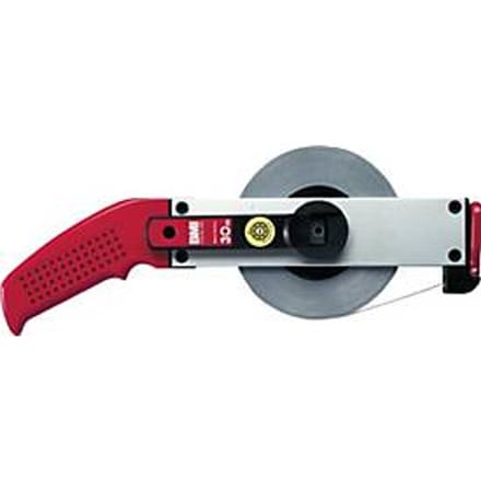BMI ERGOLINE rolbandmaat, 20m x 13mm, wit staal, EC klasse II, Flextop bevestiging