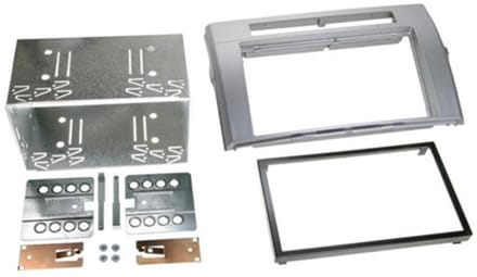 Connects2 - 2-Din paneel Toyota Corolla Verso 2004-2009 zilver
