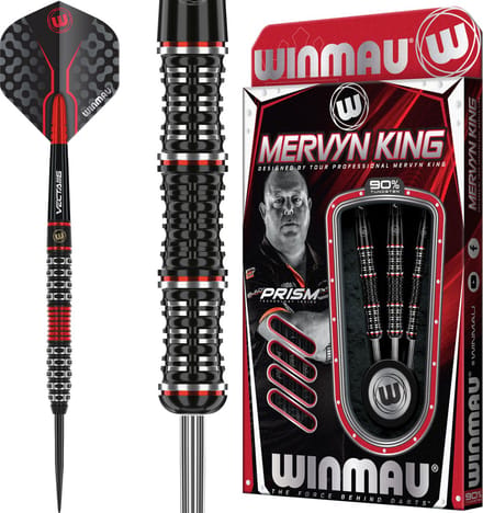 Winmau Mervyn King Special Edition 90% - Dartpijlen