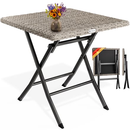 Klaptafel Rome Crème Kunststof 75x65x65cm
