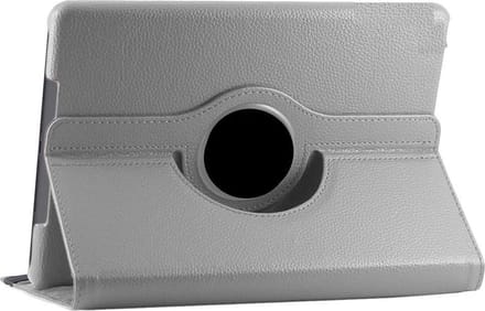 Universeel 7 inch Multi Stand Case - 360 Draaibaar Tablet hoesje - Tablethoes Grijs