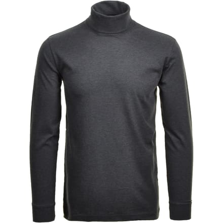 Ragman Long Sleeve Uni Col T-Shirt Single Jersey Antraciet / male