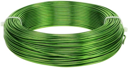 Aluminiumdraad Ø2mm Meigroen 60m 500g Decoratief draad Sieradendraad H