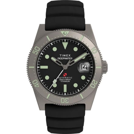 Timex Deep Water Reef TW2W73800 Horloge - Rubber - Zwart - Ø 40 mm