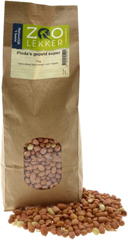 Zoolekker Pinda's gepeld super 1kg