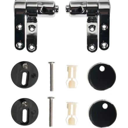Aquazuro Bevestigingskit Voor Wc-bril - Softclose - Quick Release - Verstelbaar - Zink