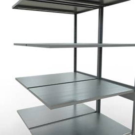 SCHULTE Lagertechnik - Dubbele stapelbak type 150 - 2500x1000x2x600 mm galv.2x6 planken