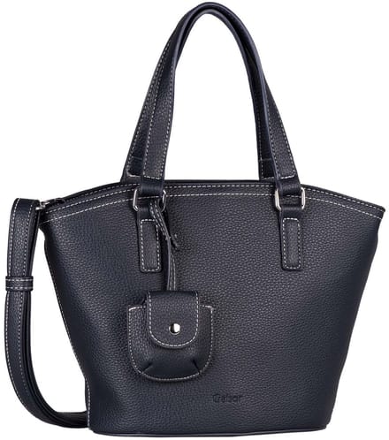 Gabor schoudertas Layla Zip Shopper Dark Blue donkerblauw