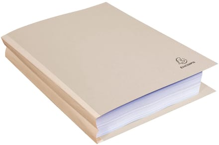 Exacompta FOREVER® 320 g/m2 - Pak van 25 dossiermappen met linnen rug - A4 - Grijs - 770009E