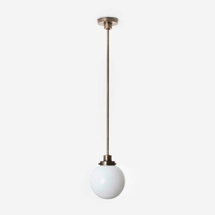 Hanglamp Bol Ø 20 20's Brons - Art Deco Trade