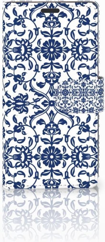 Sony Xperia Z3 Hoesje Flower Blue