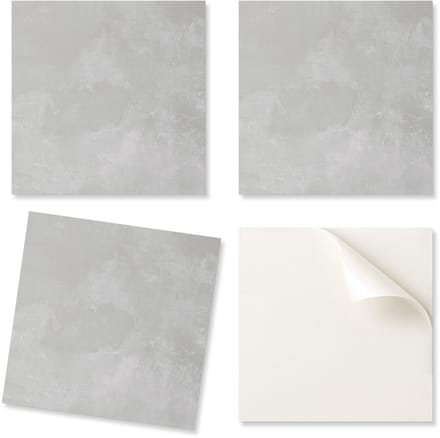 Set zelfklevende vinyltegels met abstract textuureffect, 9x30x30 cm