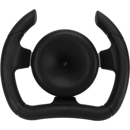 277mm Race Stuurwiel met 135mm Adapter Zwart PU Universeel Vervangingsonderdeel voor Sport Kart black