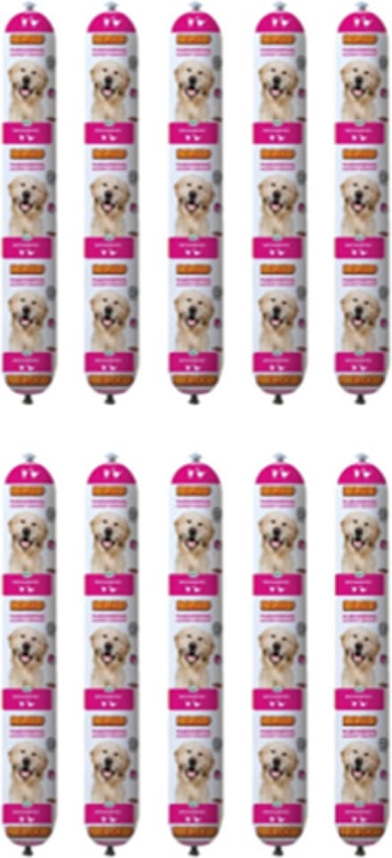 10x Biofood Vleesvoeding Compleet Eend - Hondenvoer - 800g