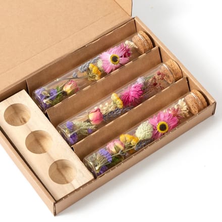 BloomKado | Droogbloemen | Brievenbus cadeaus | Message in a Bottle Multi