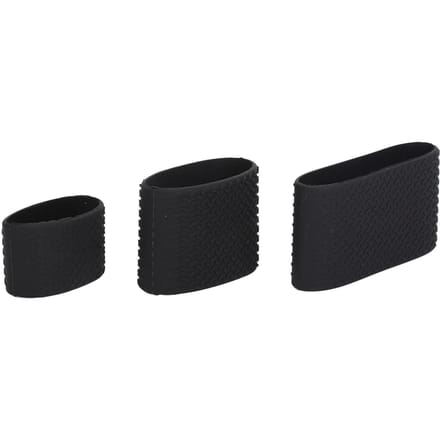 3 stuks Clipper Bands Hittebestendig Anti-slip Siliconen Clipper Elastiekjes voor Kapsalon black