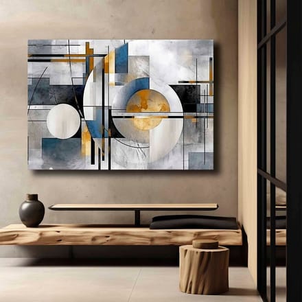 Asir - Decoratief schilderij op canvas - Veelkleurig - 100% canvas (dikte: 2,8 mm) - 72 x 5 x 102 cm