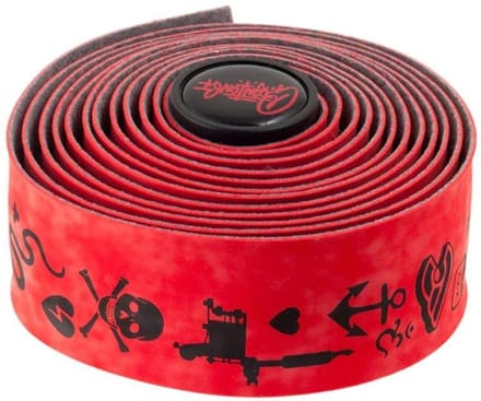 Stuurband - Fietsgrepen - Comfortabel Fietsen - Soft Touch Fluweel - One Size - Rood