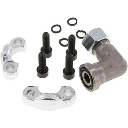 1/2'' SAE L-Flens 3000 psi Staal met 15L (M22x1.5) ISO 6162-1
