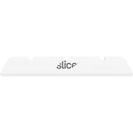 SLICE vervangend industrieel mes, rond, keramisch, wit, 4 stuks