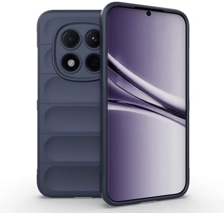 MobyDefend Hoesje - Geschikt voor Xiaomi Redmi Note 15 Pro 5G - TPU Gripcase - Blauw