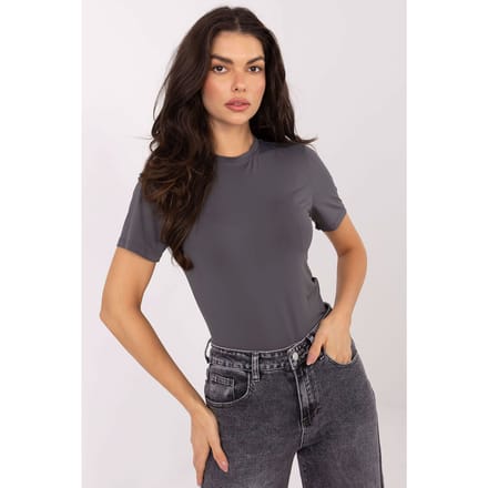 Livia Essential Top - Donkergrijs / M