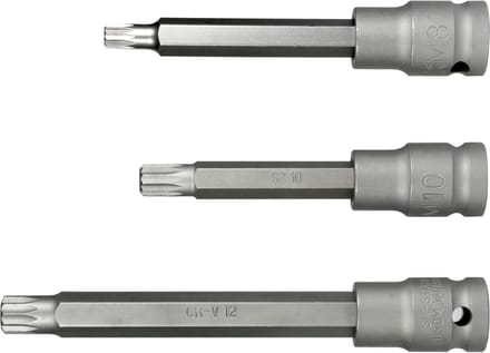 SW-Stahl 05213L multitand assortiment 3 stuks. SLAGSCHROEFBESTENDIG M 8-10-12 mm