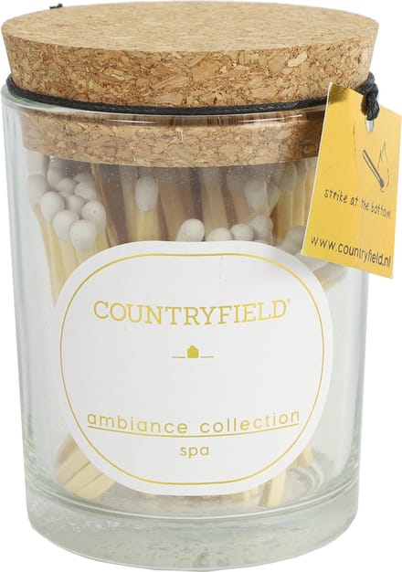 Countryfield Lucifers in Glas Spa - 100 Stuks