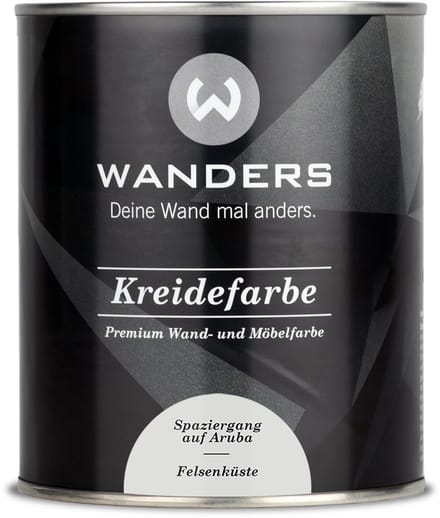 Wanders24 Shabby Chic krijtverf – 750 ml – lichtgrijs mat
