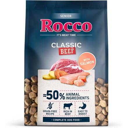 Rocco Senior Klassiek Rundvlees met Zalm 5 x 1 kg